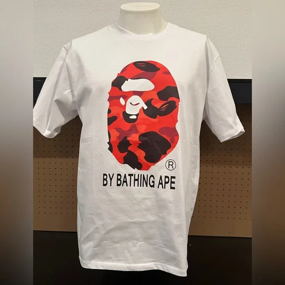 Bape t shirt red camouflage - Picture 1 of 4